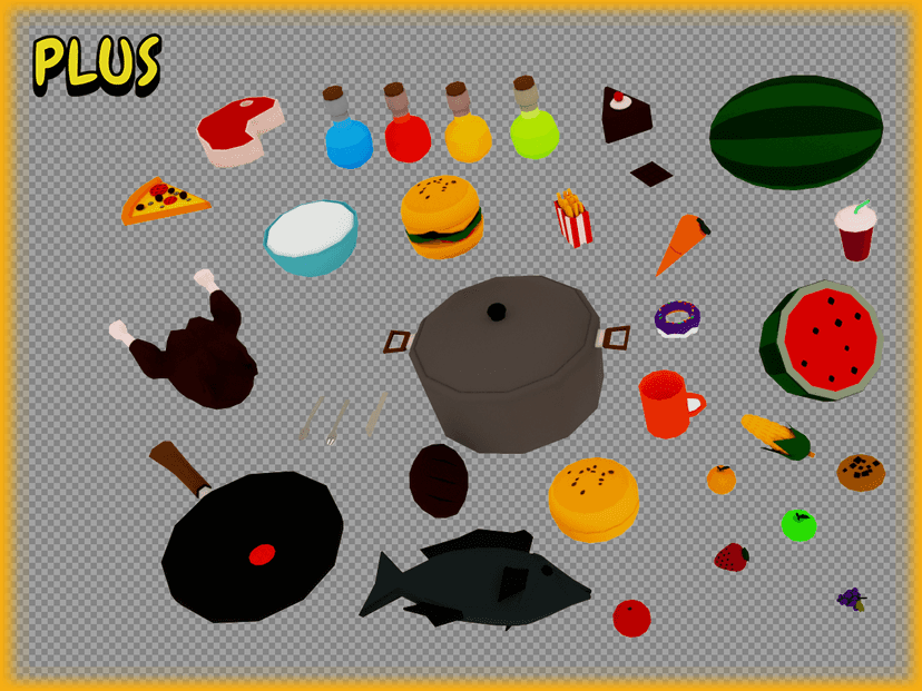 Amir - Low-Poly Food Pack preview 2