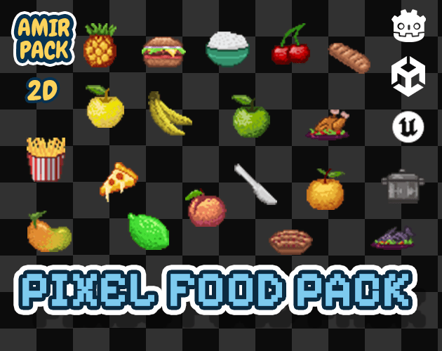Amir - 32×32 Pixel Food Pack