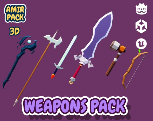 Amir - Low-Poly Weapons Pack